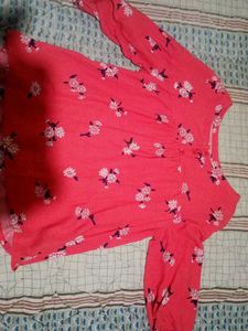 Floral Print Long Sleeve Top