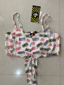 Smiley World Crop Top