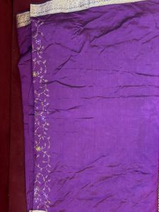 Purple &amp; Gold Fabric