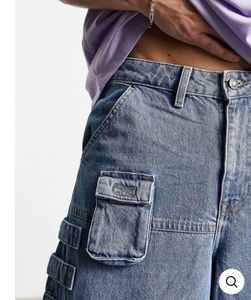 Blue Cargo New Jeans