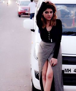 High Slit Stunning Model Maxi Dress