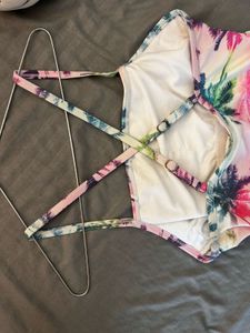 Tropical Palm Print Swimsuit