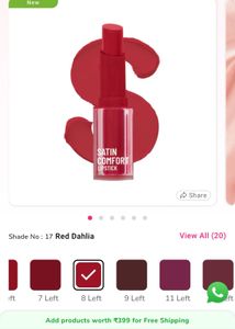 Swiss Beauty Satin Comfort Lipstick Bundle