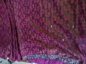 Elegant Maroon Saree