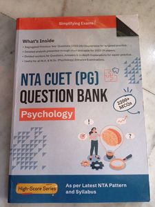 NTA CUET (PG) Psychology