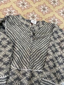 Grey Kurta Set