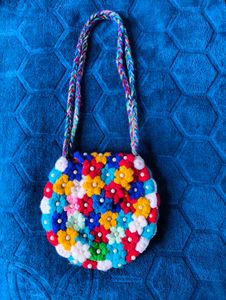 Floral Crochet Handmade Handbag