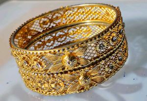 Golden Oxidised Bangles