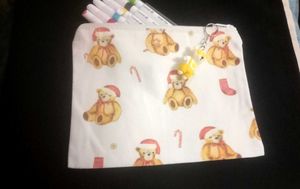 Cute Teddy Bear Pouch