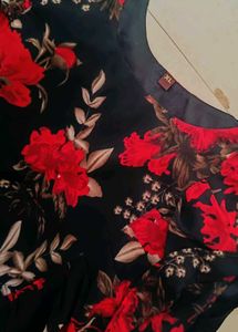 Black And Red Gown