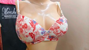 Floral Print Bra