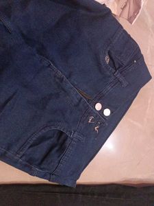 Dark Blue and blackDenim Jeans