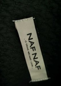 French Black Mini Skirt with Zipper Detail