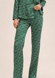 MNG Geometric Print Pants