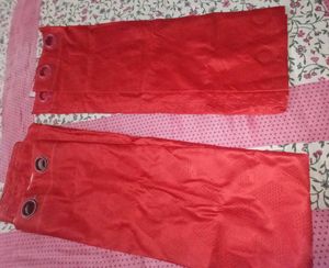 Red Curtain Panel