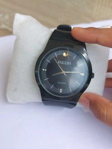 Ricoh Quartz Watch - Black