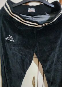 Kappa Velvet Love Black Jogging Pants