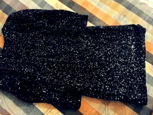 black bodycon partywear dress