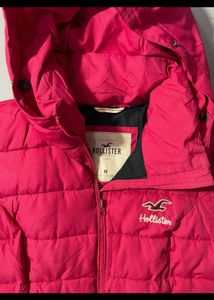 Hollister Pink Puffer Jacket