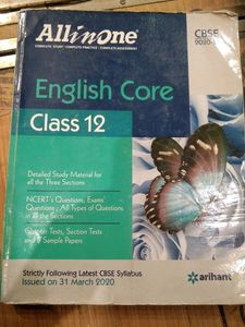 12th English Arihant Guide