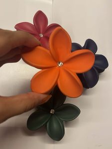 3 Flower Hair Clips