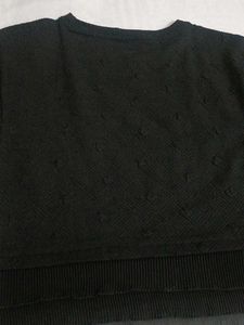 Elegant Black Layered Top