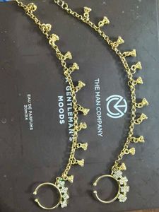 Elegant Gold-Tone Ear Cuffs