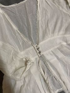 White Lace Top And Hnm Skirt Set