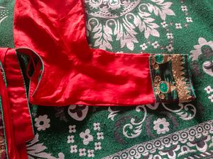 Red Saree Blouse