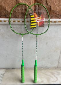 2 Badminton Rackets With Cover