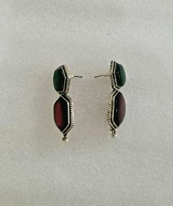Attractive Ethenic Gemstone Dangle Earrings