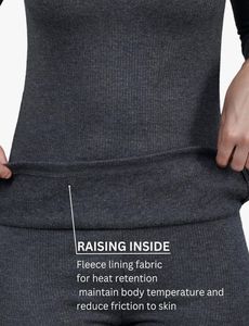 Grey Womens Thermals Top