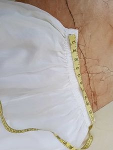 White Embroidered Palazzo Pants