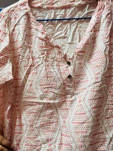 Printed Tunic Top