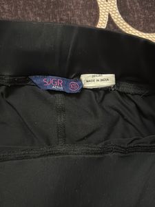 Black Stretchable Gym Tights Leggings