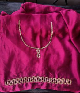 Saree With Attached Blouse Piece