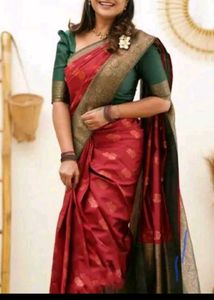 Rakhi Special Lichi Silk Saree