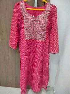 Rani gota Patti Kurta🌷