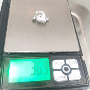 Pure Silver White Dimond Bali Stud Earrings