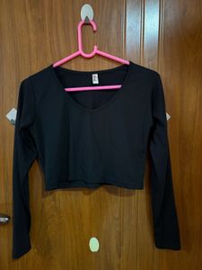 Black Crop Top