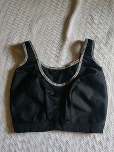 GLAMORISE Black Sports Bra