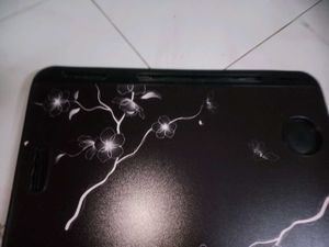 Black Floral Study Table