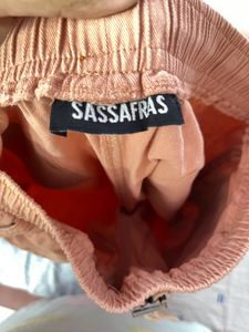 Sassafras Women Peach Coloured Joggers