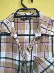 Checked Flannel Shirt