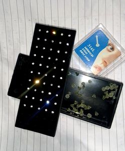 50 White Nosepins
