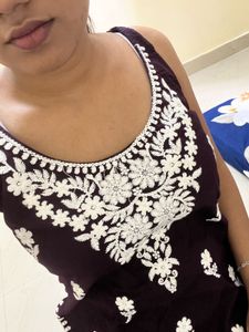 Embroidered Short Kurti