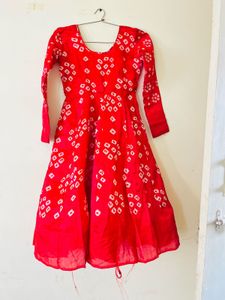 Red Ethnic Gown