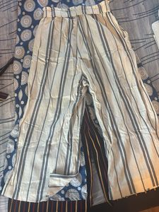 Set Of 3 H&amp;M Striped Wide Leg Pants