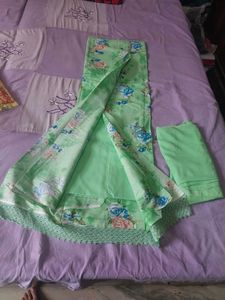 Green Embroidered Salwar Kameez