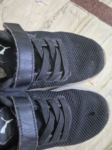 Puma Kids Black Sneakers